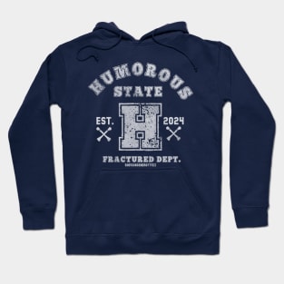 Humorous State White Hoodie